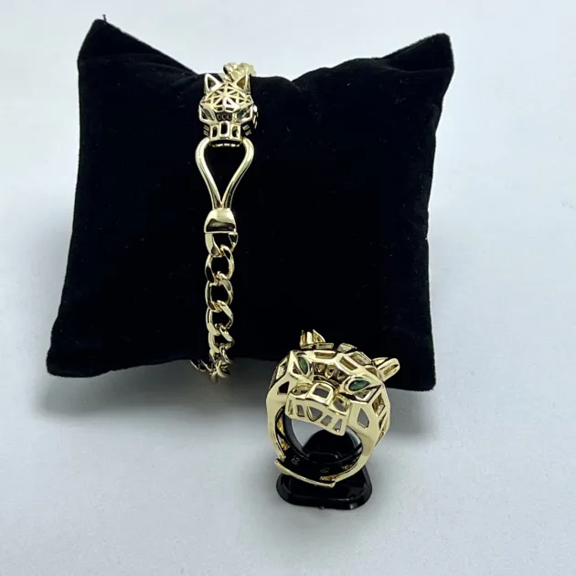 Bracelet Jaguar 🐆 avec sa bague M2